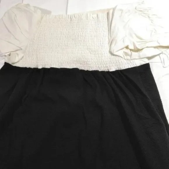 Anthropologie Maeve Black & White Bow-Tie Mini Dress All Sizes NWT - Picture 9 of 12